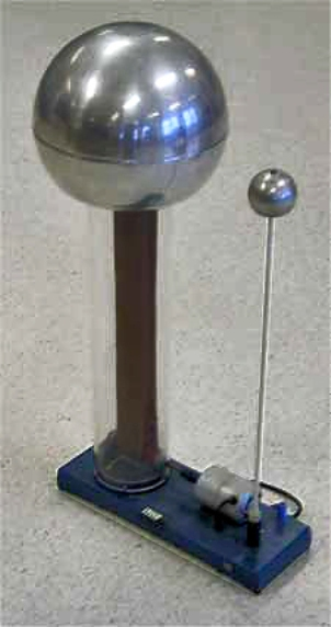 Illustration for article titled A Van de Graaff generator can snuff out a candle with "electric wind"